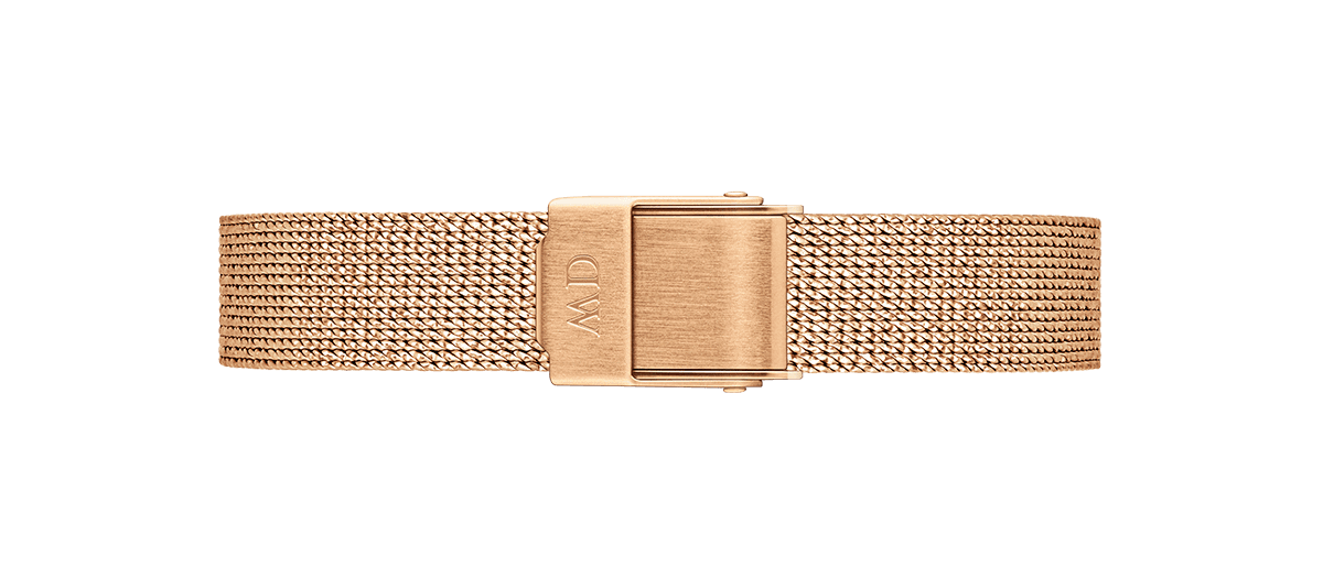 Daniel Wellington DW Lenke Quadro / Petite Pressed Melrose 24mm Roségull