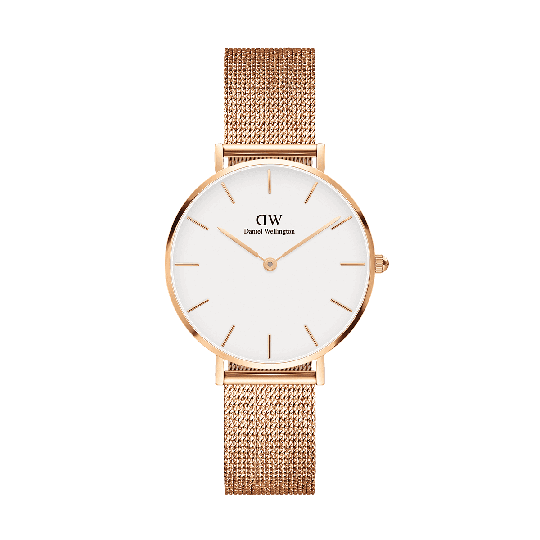 Daniel Wellington DW Klokke Petite Pressed Melrose 32mm Roségull