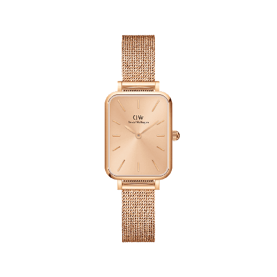 Daniel Wellington DW Klokke Quadro Pressed Unitone 20x26mm Roségull