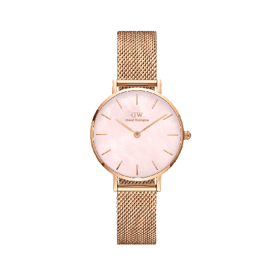 Daniel Wellington DW Klokke Petite Melrose Pearl 28mm Roségull