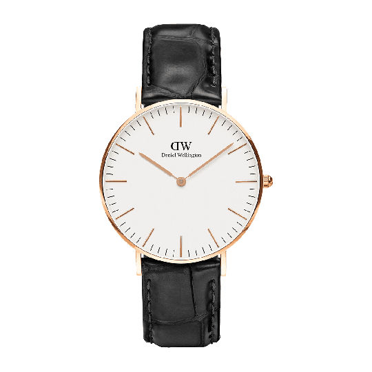 Daniel Wellington DW Klokke Classic Reading 36mm Roségull