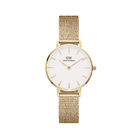 Daniel Wellington DW Klokke Petite Pressed Evergold 28mm Gold